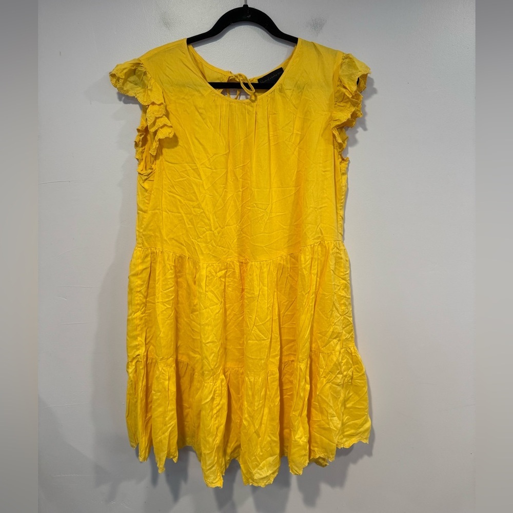 House of Harlow 1960 sunshine yellow dress